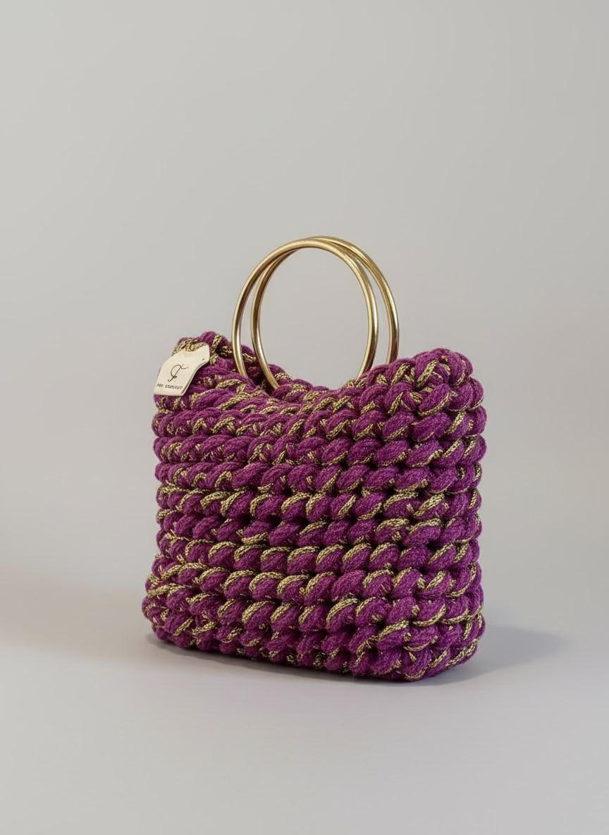 Bolso Sabina Velvet Dorado