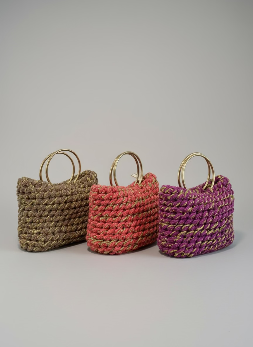 Bolso Sabina Velvet Dorado