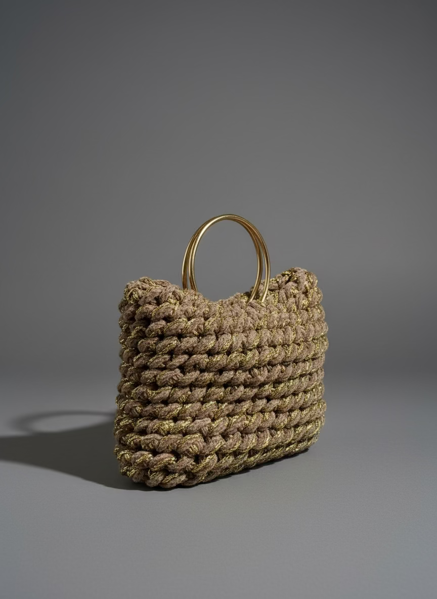 Bolso Sabina Velvet Dorado