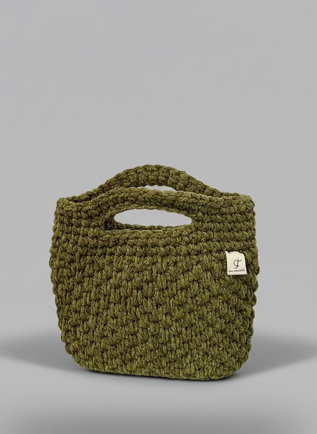 Bolso Maite Grande ganchillo hecho a mano en algodón resistente | Issi Crochet